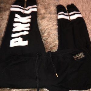 Pink sweatpants